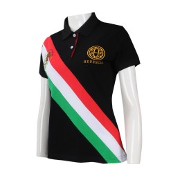 P935 Group-made women's short-sleeved POLO shirt Designed embroidered LOGO POLO shirt USA print a tee Inter-collar color flag color style POLO shirt manufacturer P935 Group-made women's short-sleeved POLO shirt Designed embroidered LOGO POLO shirt USA print a tee Inter-collar color flag color style POLO shirt manufacturer